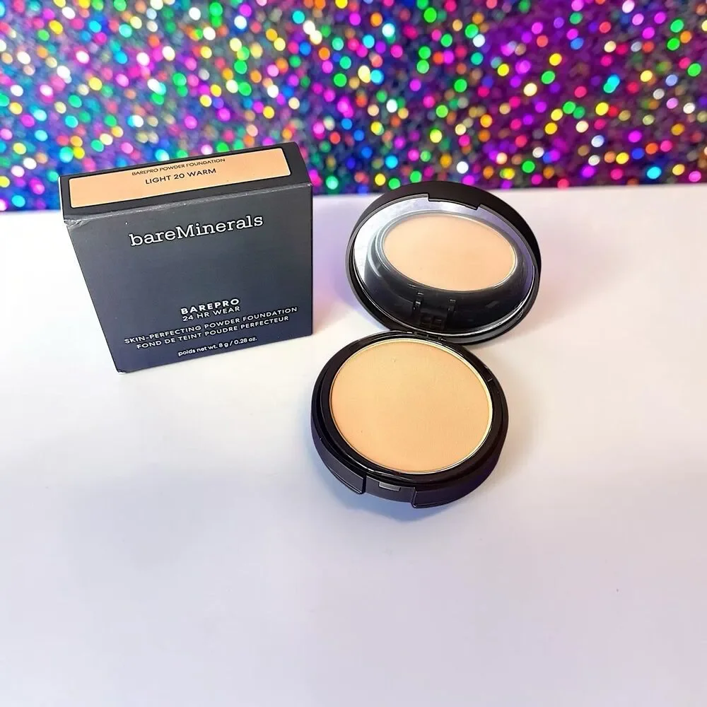 BAREMINERALS BAREPRO 24HR Skin-Perfecting Powder Foundation LIGHT 20 WARM .28oz